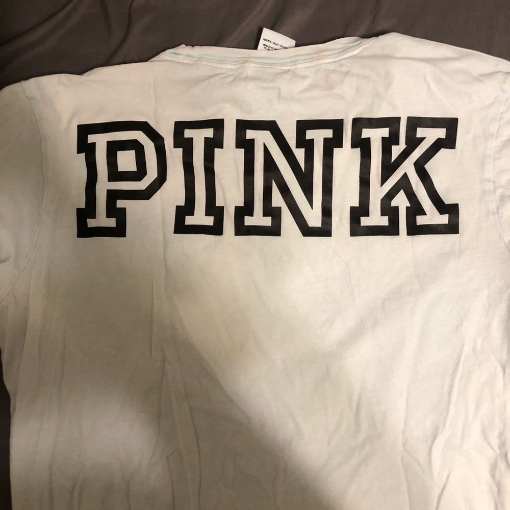 mint pink shirt!